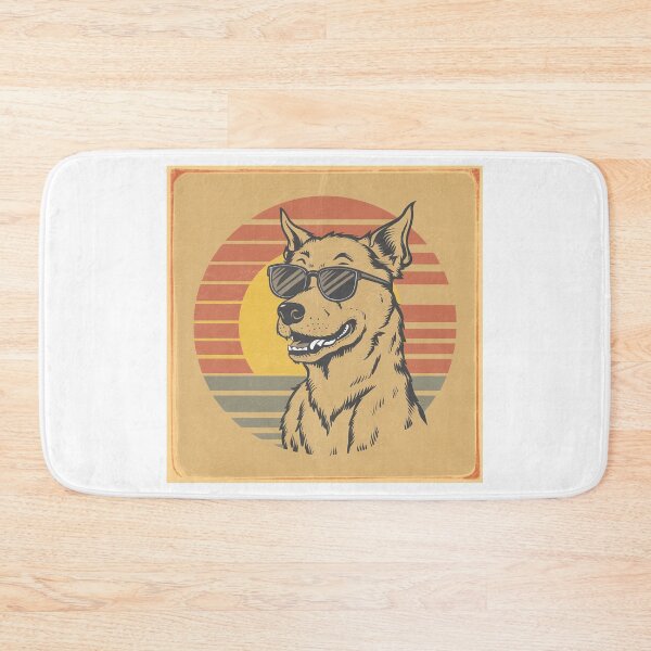 Item preview, Cool sunset dog wearing sunglasess golden retriever designed and sold by youme63.