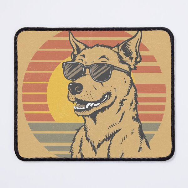 Item preview, Cool sunset dog wearing sunglasess golden retriever designed and sold by youme63.