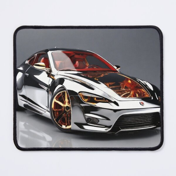 Item preview, Chrome Car With Gold Details designed and sold by ThralStore.