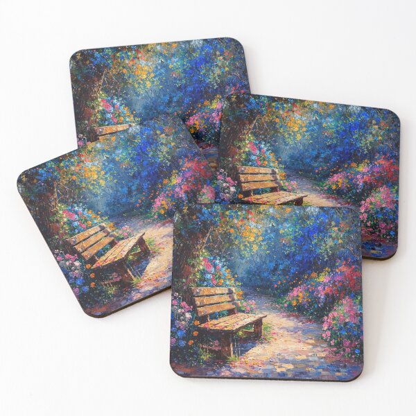 Item preview, Flowered Bench designed and sold by Dawn van Doorn.