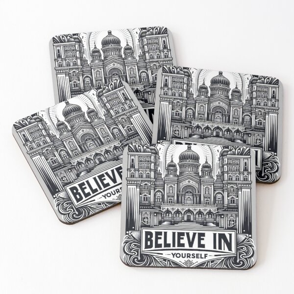 Item preview, Believe In Yourself, Motivation Inspiration Art designed and sold by Emoji Emblems.