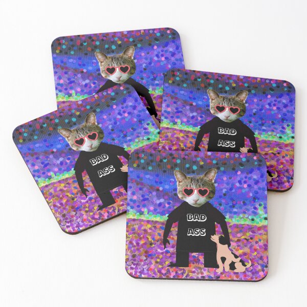 Item preview, Bad ass cat designed and sold by GasconyPassion.