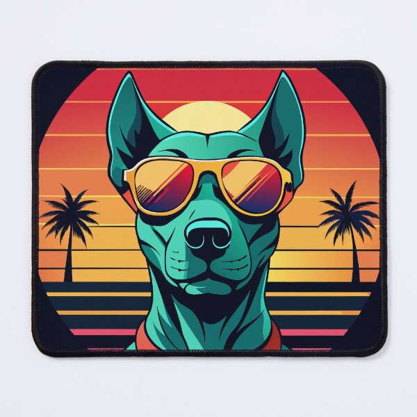 Item preview, Cool sunset dog wearing sunglasess great pyrenees dog designed and sold by youme63.