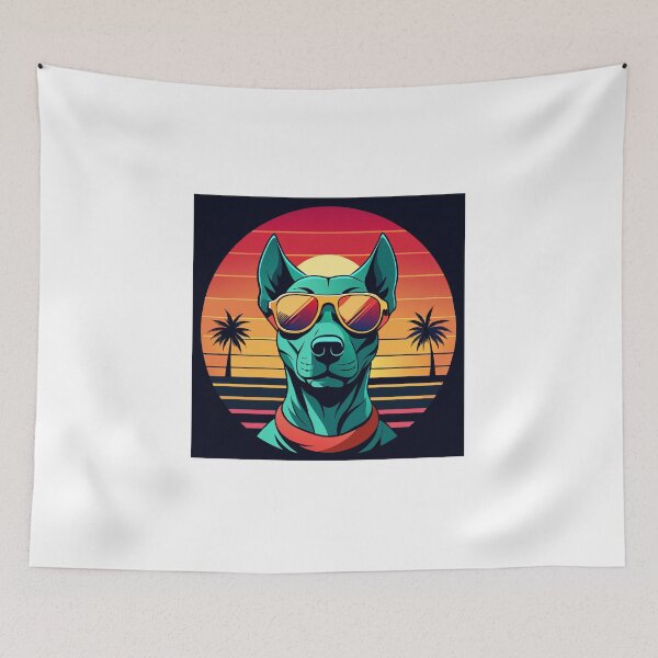 Item preview, Cool sunset dog wearing sunglasess great pyrenees dog designed and sold by youme63.