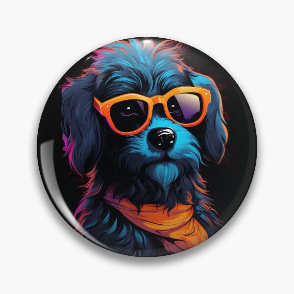 Item preview, Cool Yorkshire Terrier Puppy in Sunglasses Vibes - Dog Lover Fun  designed and sold by WILDEVIOLET.