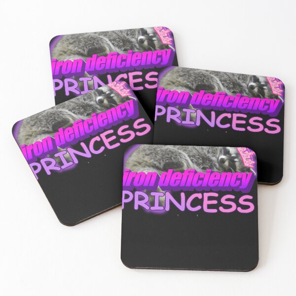 Item preview, Iron Deficiency Princess Raccoon Meme designed and sold by JasmineGraye.