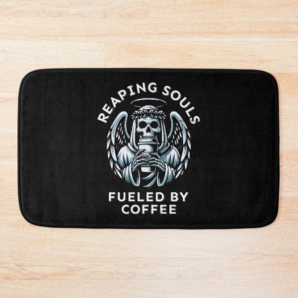 Item preview, Reaping souls, fueled by coffee. designed and sold by GarmentMonkeyCo.