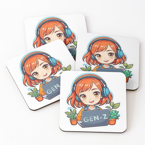 Item preview, Modern Logo Girl Laptop Gen Z ( Digital Generation Z ). designed and sold by Giulivo Store Graphic.