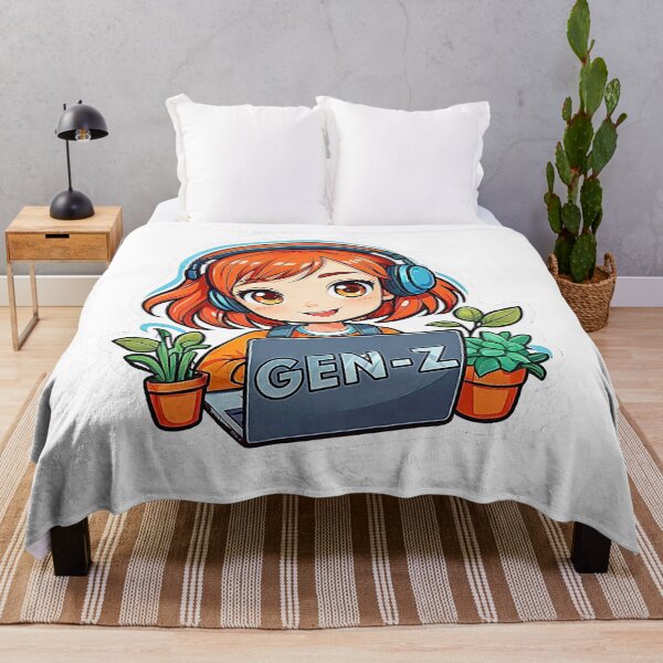 Item preview, Modern Logo Girl Laptop Gen Z ( Digital Generation Z ). designed and sold by Giulivo Store Graphic.