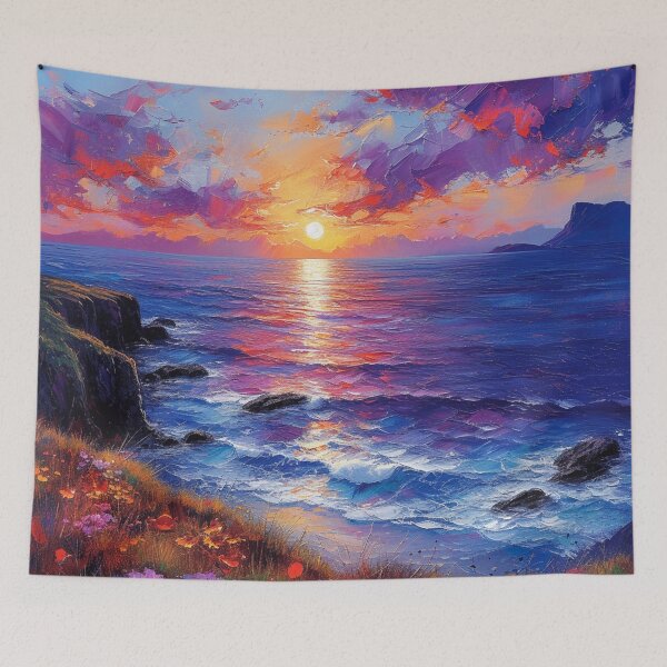 Item preview, Flowered Cliff 1  designed and sold by Dawn van Doorn.