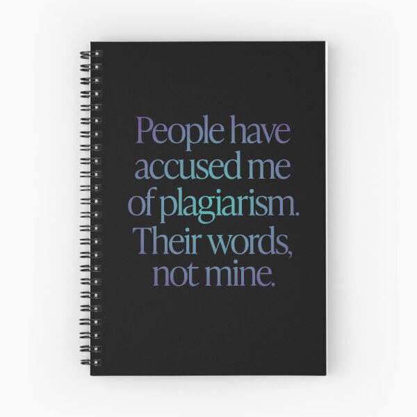 Item preview, People have accused me of plagiarism. Their words, not mine. v.1 designed and sold by x1brett.
