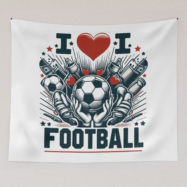 Item preview, i love football designed and sold by StellarValor.