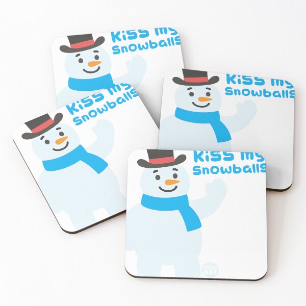 Item preview, KISS MY SNOWBALLS SNOWMAN designed and sold by TODD GOLDMAN.