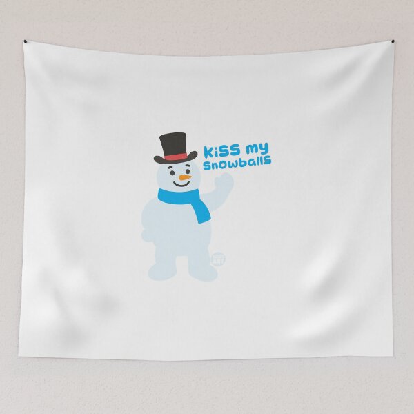 Item preview, KISS MY SNOWBALLS SNOWMAN designed and sold by TODD GOLDMAN.