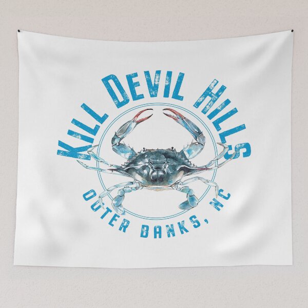 Item preview, Kill Devil Hills North Carolina Blue Crab Design designed and sold by Futurebeachbum.