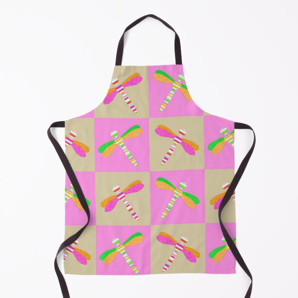 Item preview, Pink and Green Dragonfly Checkerboard designed and sold by Dana Roper.