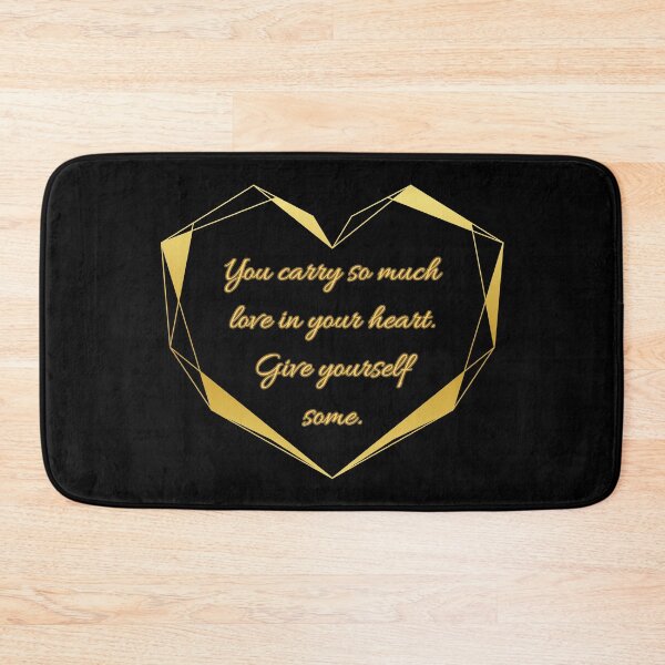 Item preview, You carry so much love in your heart. Give yourself some. designed and sold by UnCoverDesign.