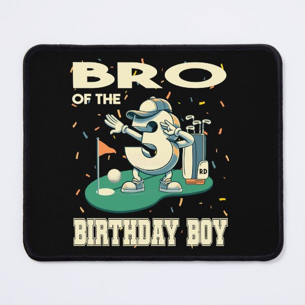 Item preview, Bro Of The Birthday Boy 3rd Golf B-day Golfing Family Party designed and sold by Jungle Hub.