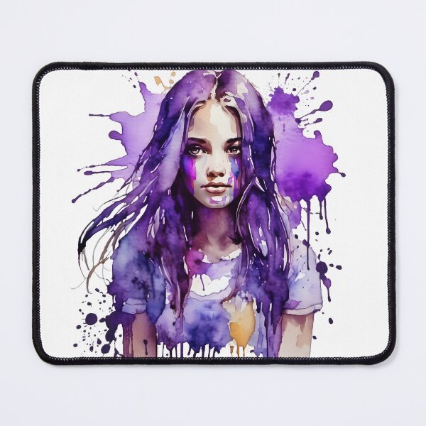Item preview, Violet splash girl designed and sold by agaksiazek.