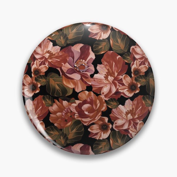 Item preview, Rich Bronze Floral designed and sold by Dana Roper.