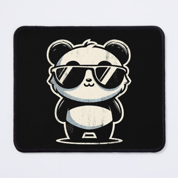 Item preview, Retro Panda in Sunglasses BBQ Pool Party Funny Panda designed and sold by KsuAnn.