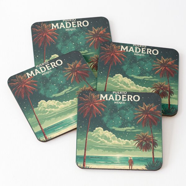 Item preview, Puerto Madero Chiapas México Viajes Vintage Turismo designed and sold by TravelersGems.