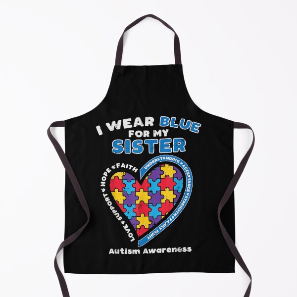 Item preview, Wear Blue For My Sister Autism Awareness Family Kids designed and sold by ARTX4ART.