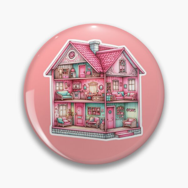 Item preview, Pink doll house  designed and sold by MellowPeach.