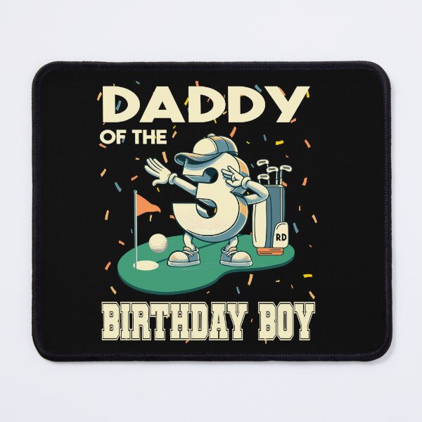 Item preview, Daddy Of Birthday Boy 3rd Golf B-day Golfing Family Party designed and sold by Jungle Hub.