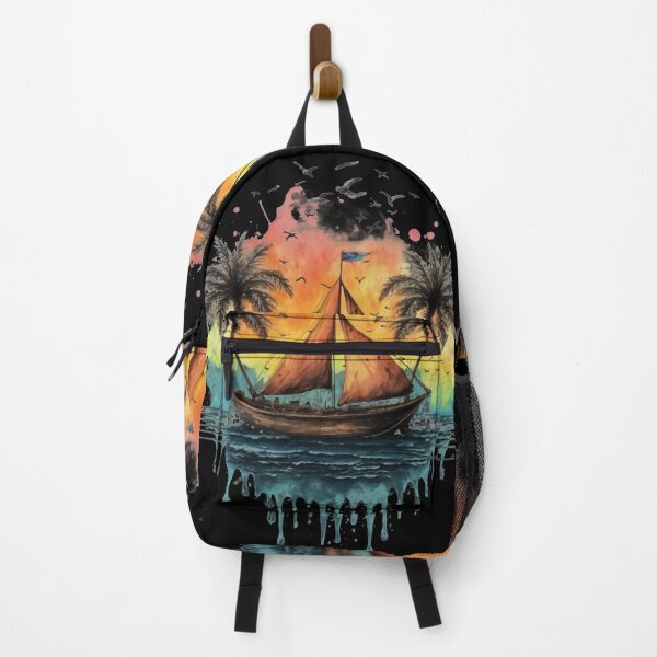Item preview, Serenity at Sea: Minimalist Ship Splash Design designed and sold by StellarValor.