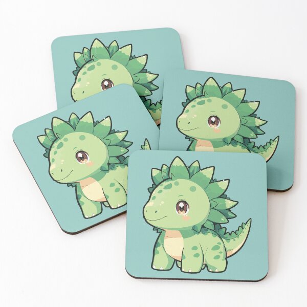 Item preview, Green Stegosaurus Dinosaur botanical designed and sold by Atlantico54.
