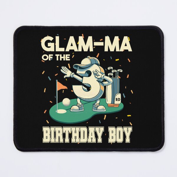 Item preview, Glam Ma Of Birthday Boy 3rd Golf B-day Golfing Family Party designed and sold by Jungle Hub.