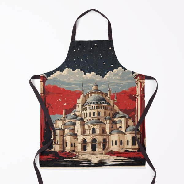 Item preview, Edirne Turkey Starry Night Sunset Vintage Travel Poster designed and sold by TravelersGems.
