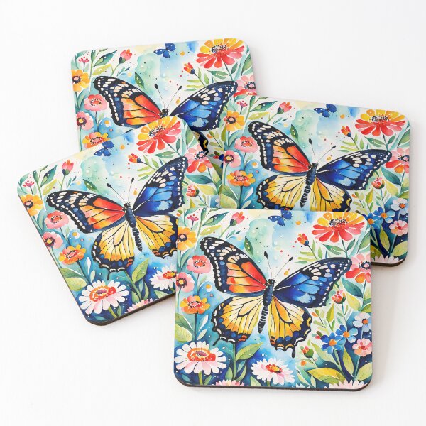 Item preview, Delicate Watercolour Butterfly Decorative Art designed and sold by Trevor Hirst.