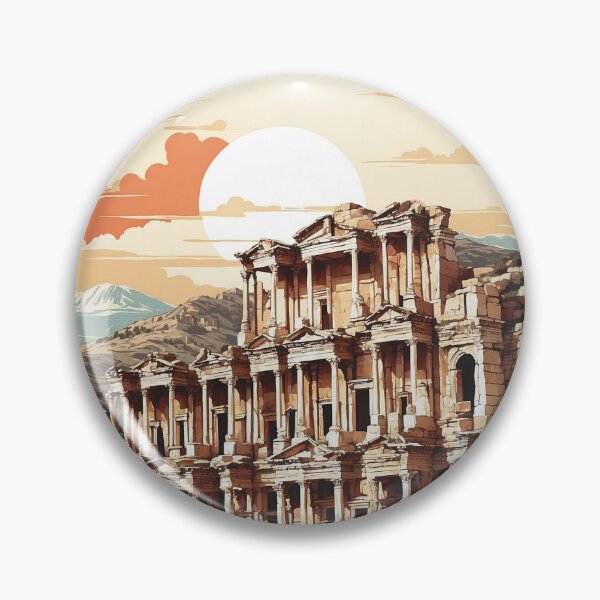 Item preview, Ephesus Turkey Sunset Vintage Travel Poster designed and sold by TravelersGems.