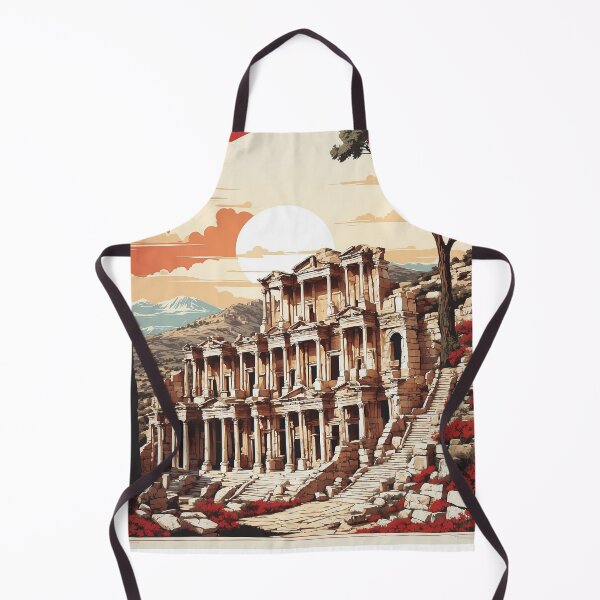 Item preview, Ephesus Turkey Sunset Vintage Travel Poster designed and sold by TravelersGems.