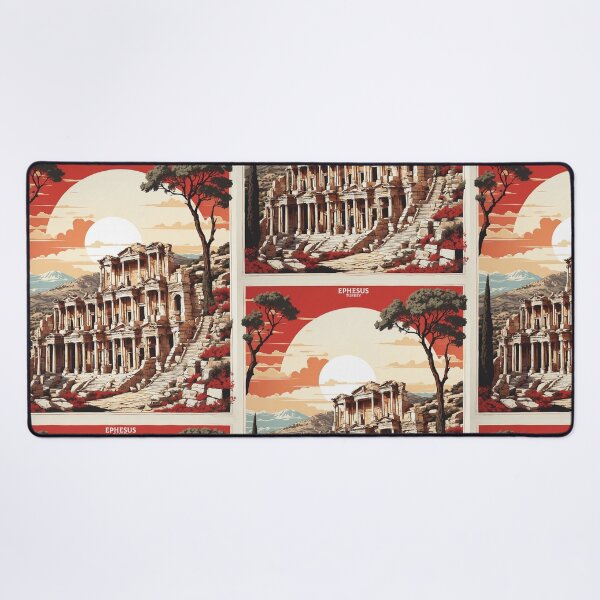 Item preview, Ephesus Turkey Sunset Vintage Travel Poster designed and sold by TravelersGems.