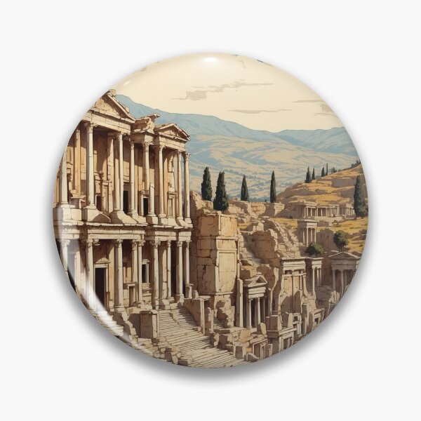 Item preview, Ephesus Turkey Vintage Travel Poster designed and sold by TravelersGems.