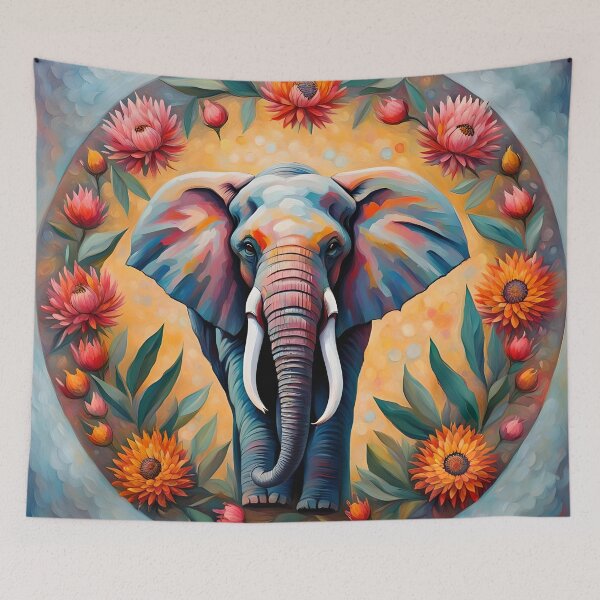 Item preview, Mandala elephant designed and sold by Conservation Art Emporium.