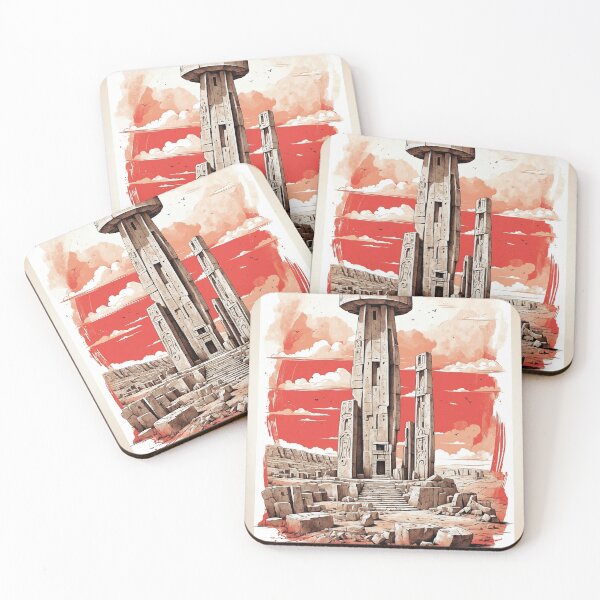 Item preview, Gobeklitepe Ruins Turkey Vintage Travel Poster designed and sold by TravelersGems.