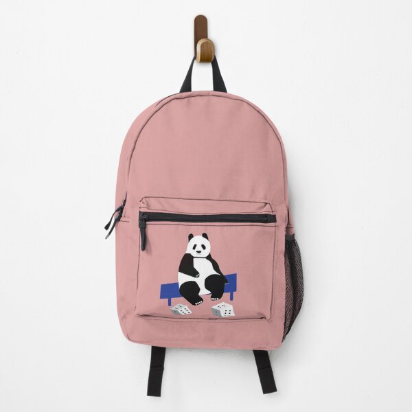 Item preview, A lonely panda is sitting near the dice designed and sold by Ready to Prints.