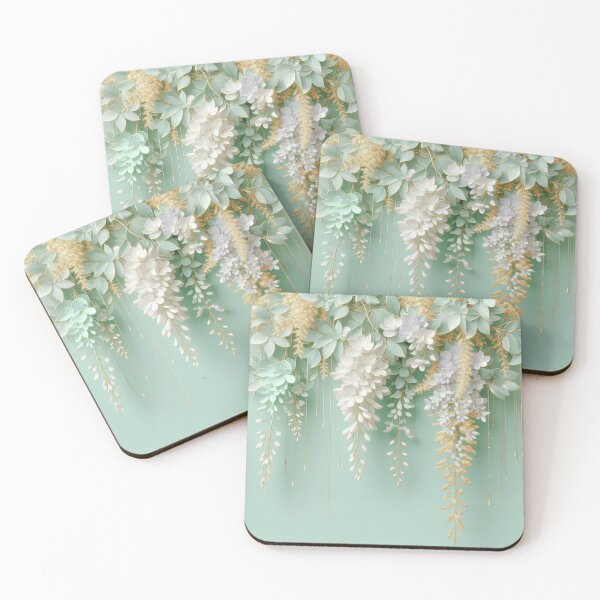 Item preview, Minty Wisteria Dream designed and sold by LyssasMindArt.
