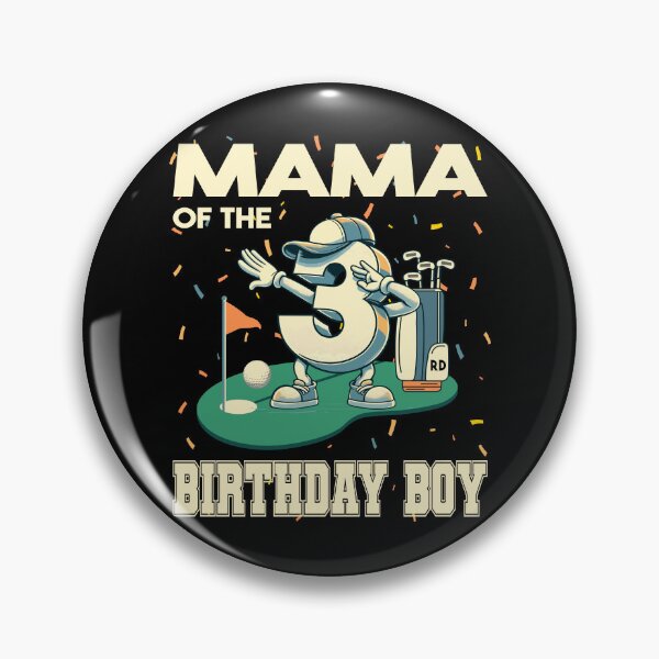 Item preview, Mama Of The Birthday Boy 3rd Golf B-day Golfing Family Party designed and sold by Jungle Hub.