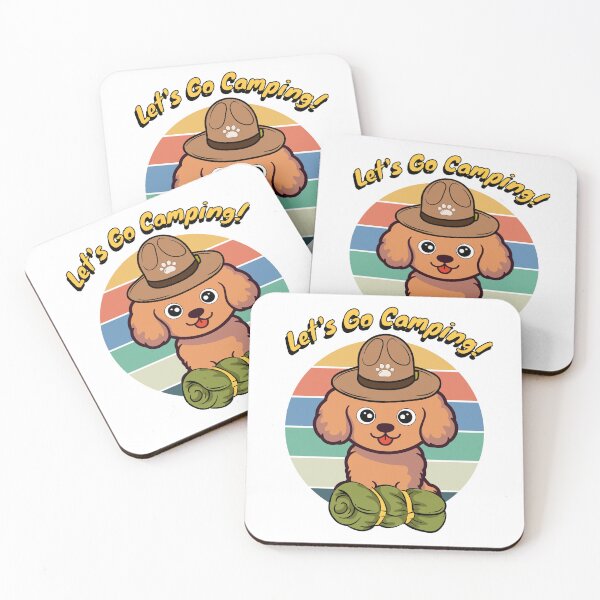 Item preview, Funny Brown Dog Wants to go Camping designed and sold by Pet Station.