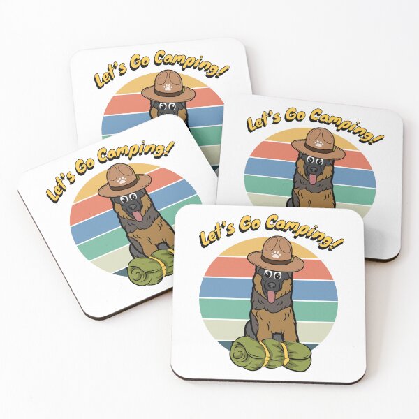 Item preview, Funny Guard Dog Wants to go Camping designed and sold by Pet Station.
