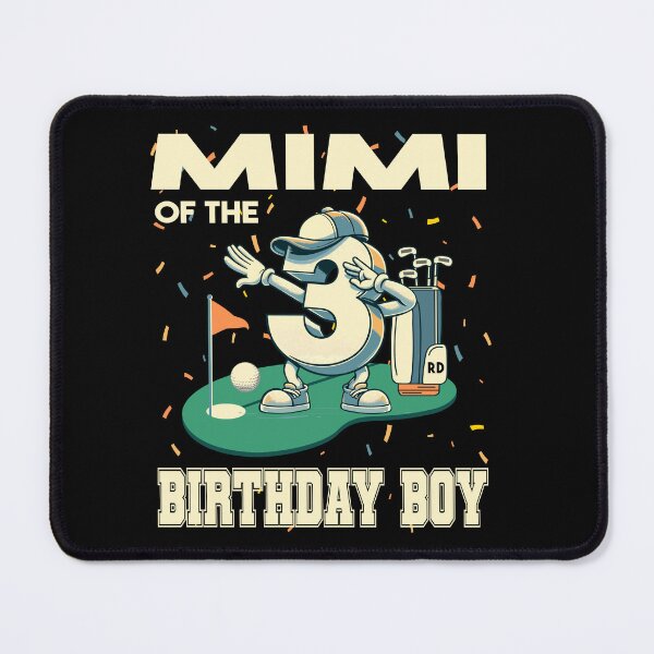Item preview, Mimi Of The Birthday Boy 3rd Golf B-day Golfing Family Party designed and sold by Jungle Hub.