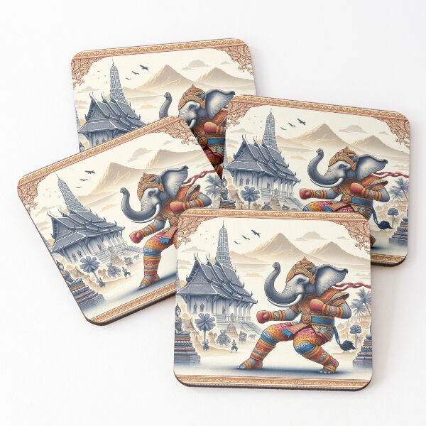 Item preview, Thai Martial Arts Elephant  designed and sold by Julia McMullen.