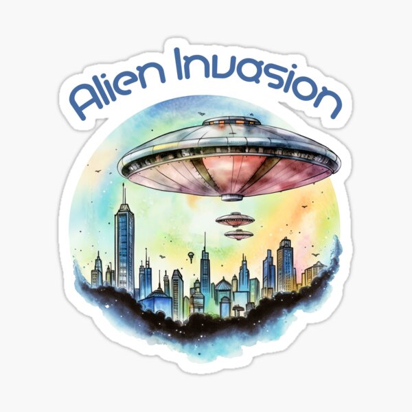 Item preview, Alien invasion designed and sold by Margival.