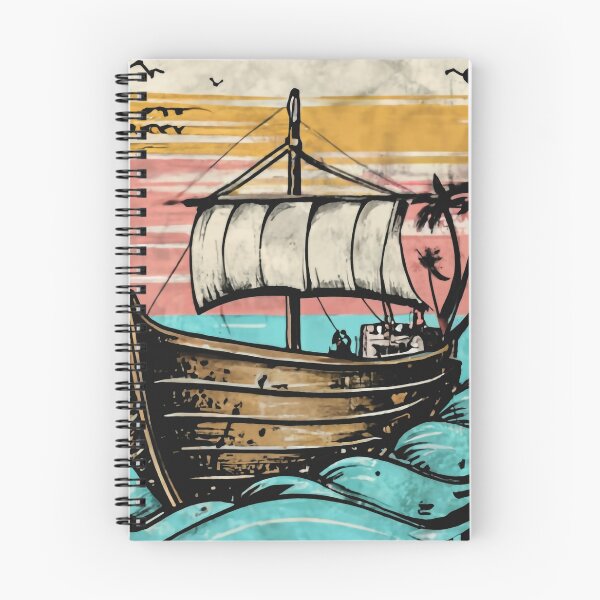 Item preview, Serenity at Sea: Minimalist Ship Splash Design designed and sold by StellarValor.