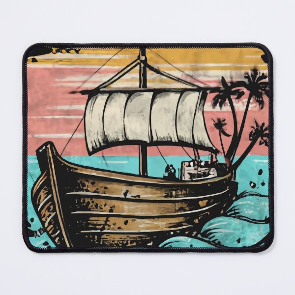 Item preview, Serenity at Sea: Minimalist Ship Splash Design designed and sold by StellarValor.